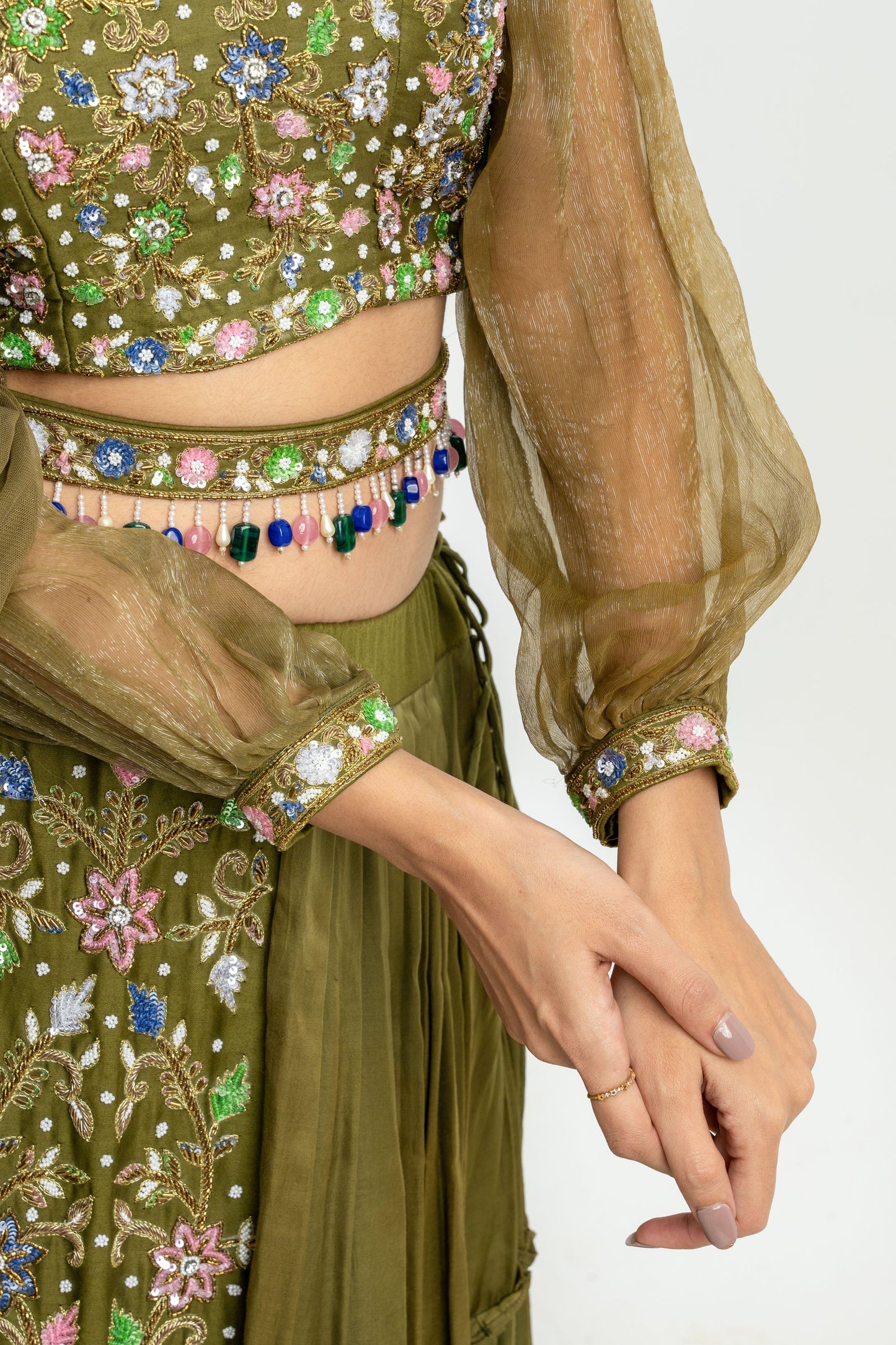 MEHANDI DREAM LEHNGA SET