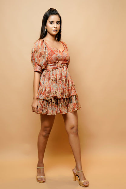 Digital Printed Chiffon Mini