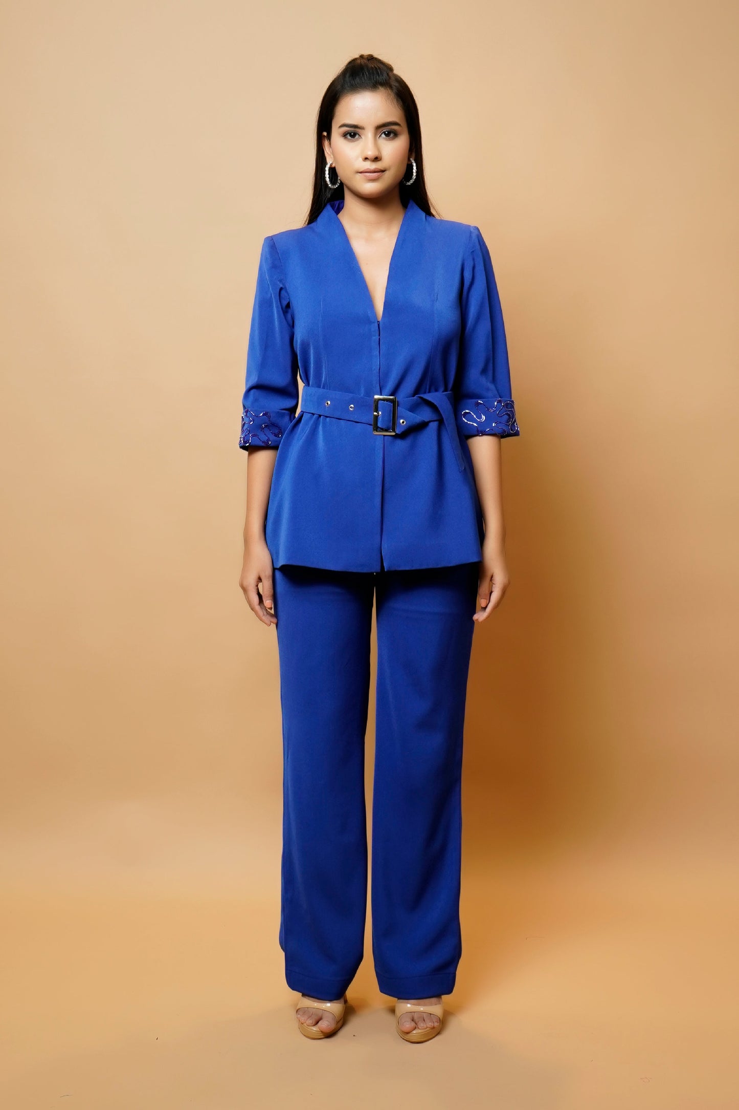 Royal Blue Pant Suit