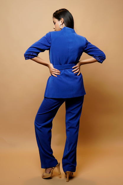 Royal Blue Pant Suit