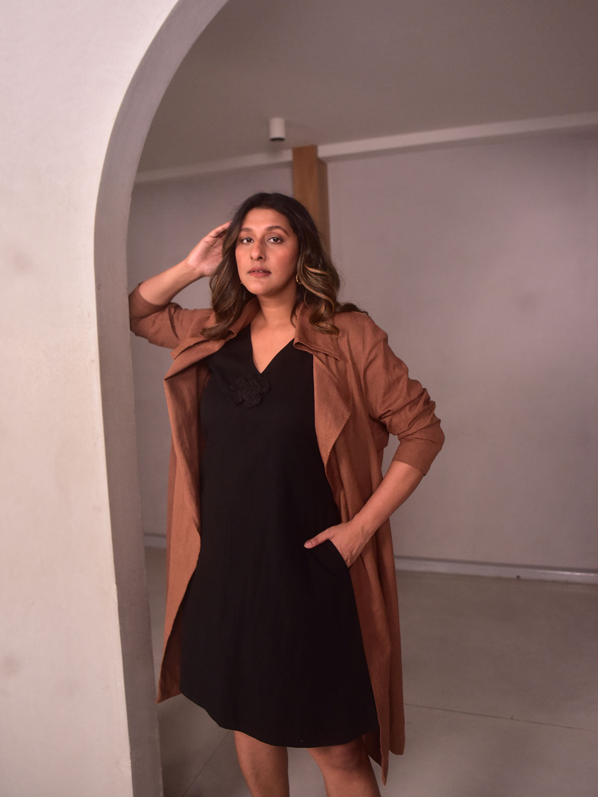 Tan Trench Jacket