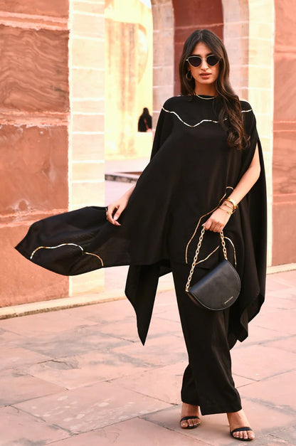 Zoom Tiana Off Shoulder Kaftaan-Pant Set