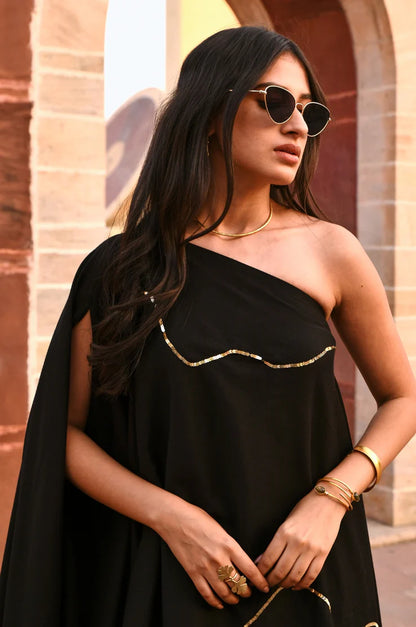 Zoom Tiana Off Shoulder Kaftaan-Pant Set