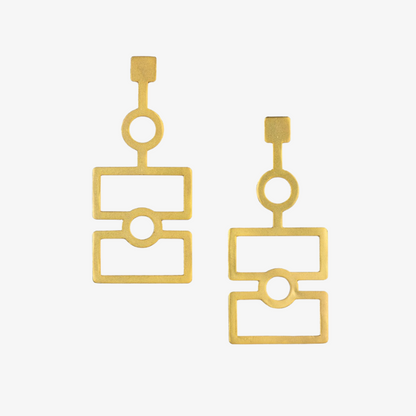 Two Rectangle Earring
