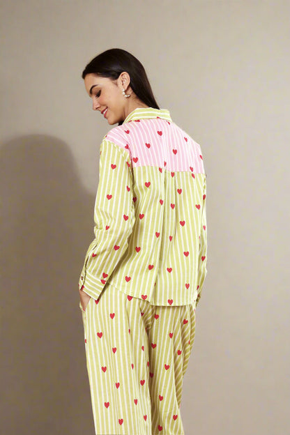 Heartbeat Mint and Pink Coord Set