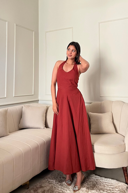 VICTORIA HALTER DRESS