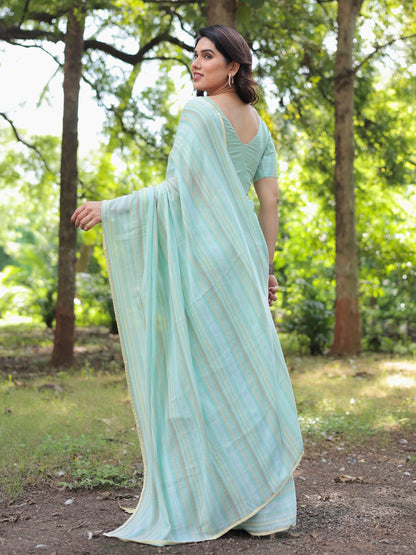 Sindhu handloom cotton saree with blouse