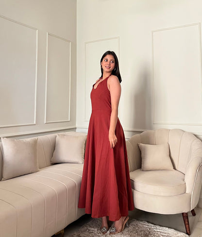 VICTORIA HALTER DRESS