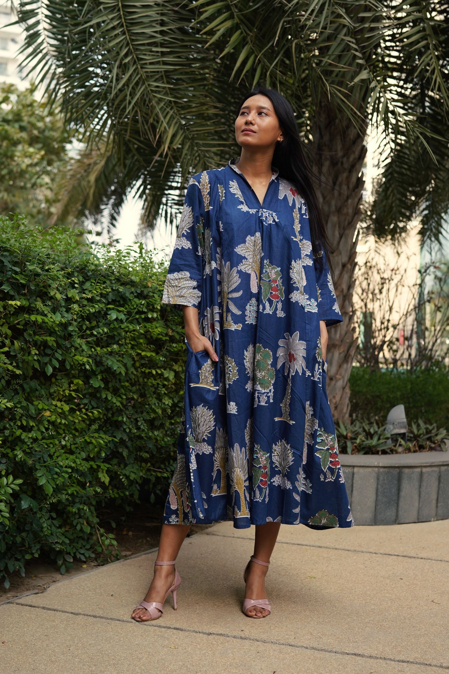 Blue Palm Sunday Dress