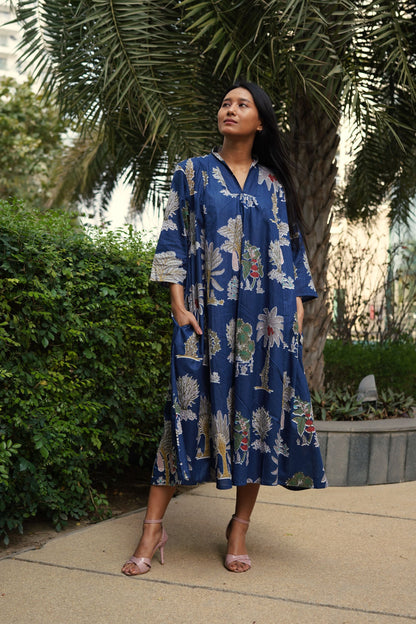 Blue Palm Sunday Dress