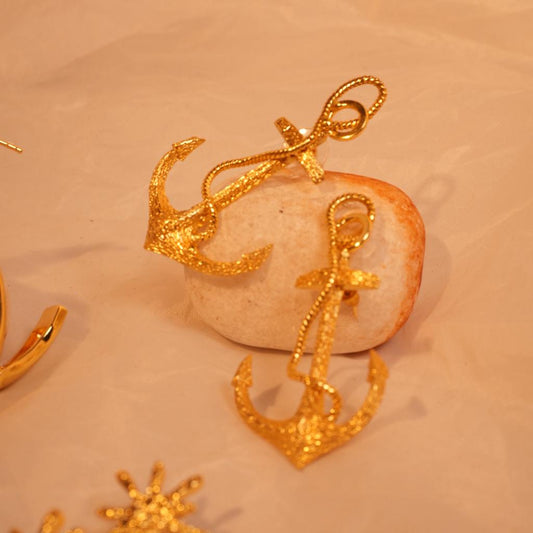 Anchor earrings