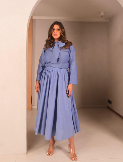 Leni Top Skirt Set