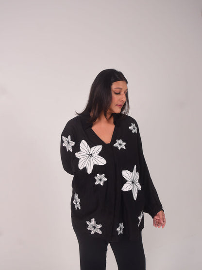 Nyx Applique Modal Shirt