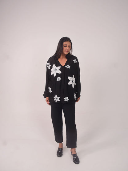 Nyx Applique Modal Shirt