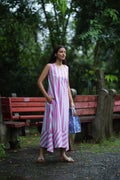 Bubblegum Stripes Long Dress