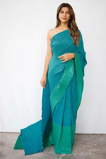 Marine Mist Saree