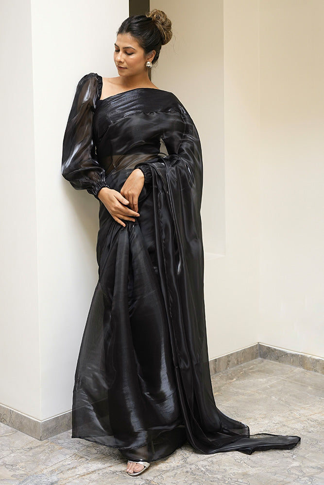 Dark Metal Saree