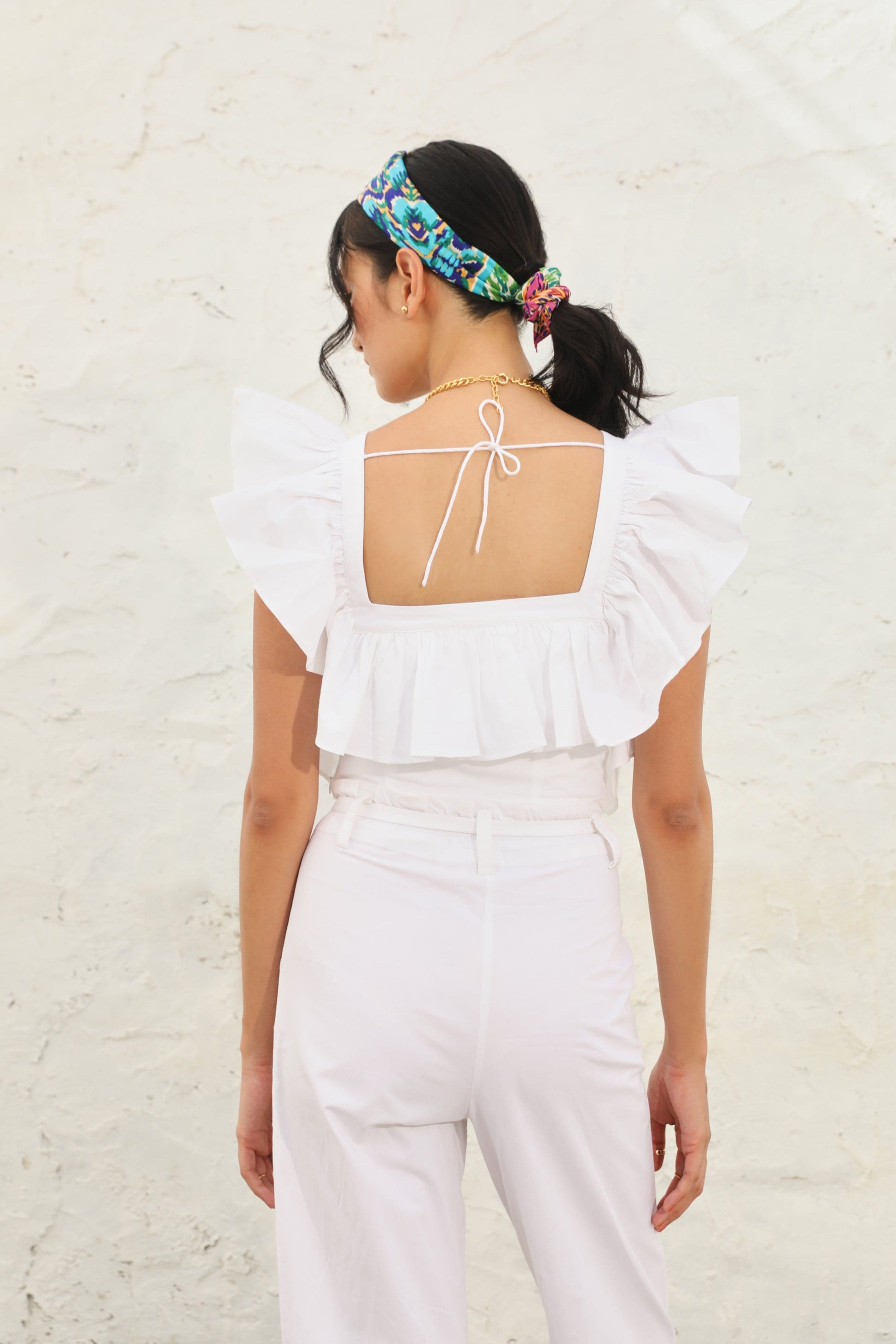 white enchantress top back pose 