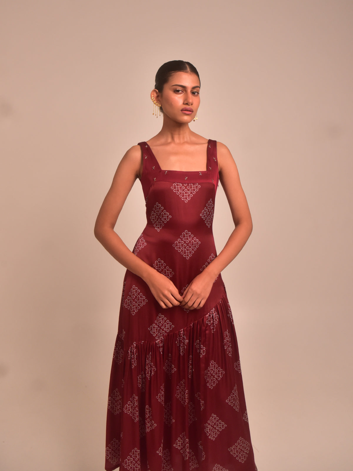 Mohna Modal Strappy Dress