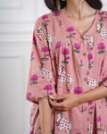 Pichwai Rose Flared Kurta Set