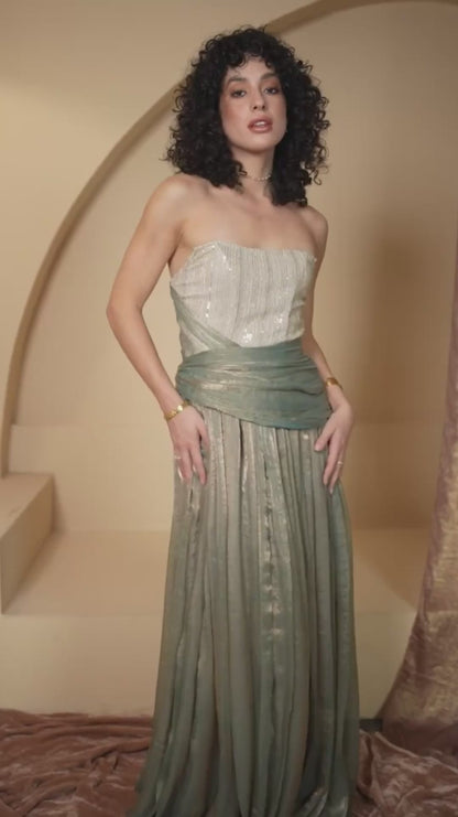 Pariza Strapless Gown