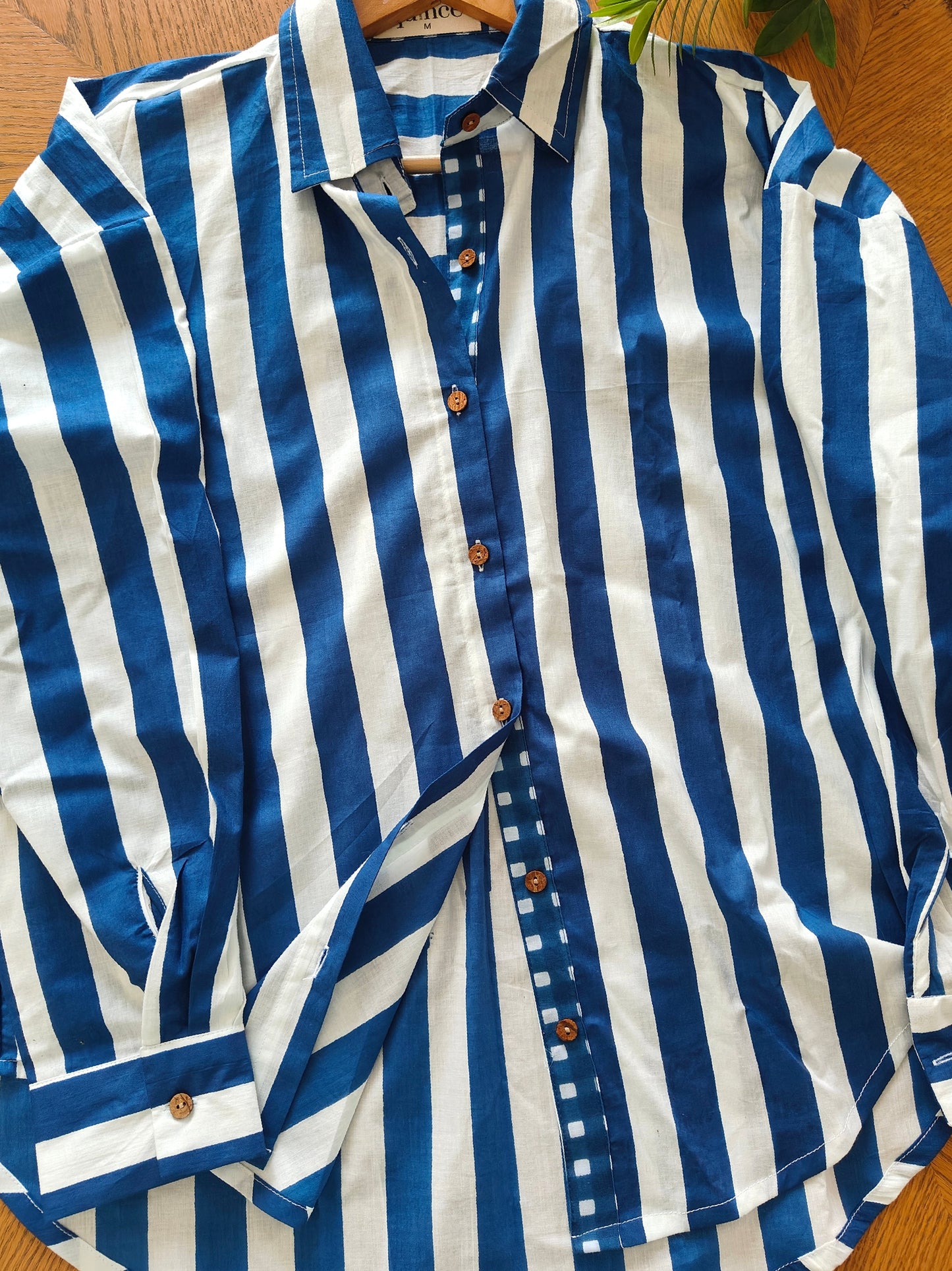 Nautical Stripe Oversized Shirt