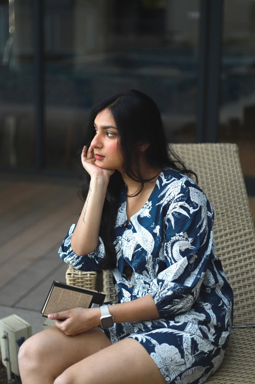 Peacock Garden Shorts Set(set of 2)