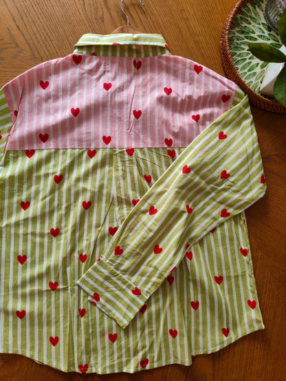 Heartbeat Mint and Pink Coord Set