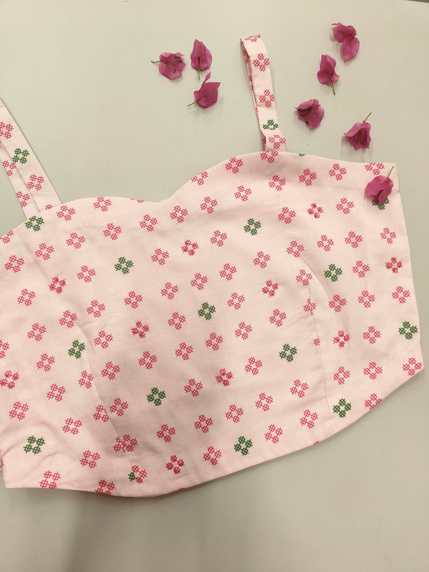 Aurora Blush Pink Crop Top