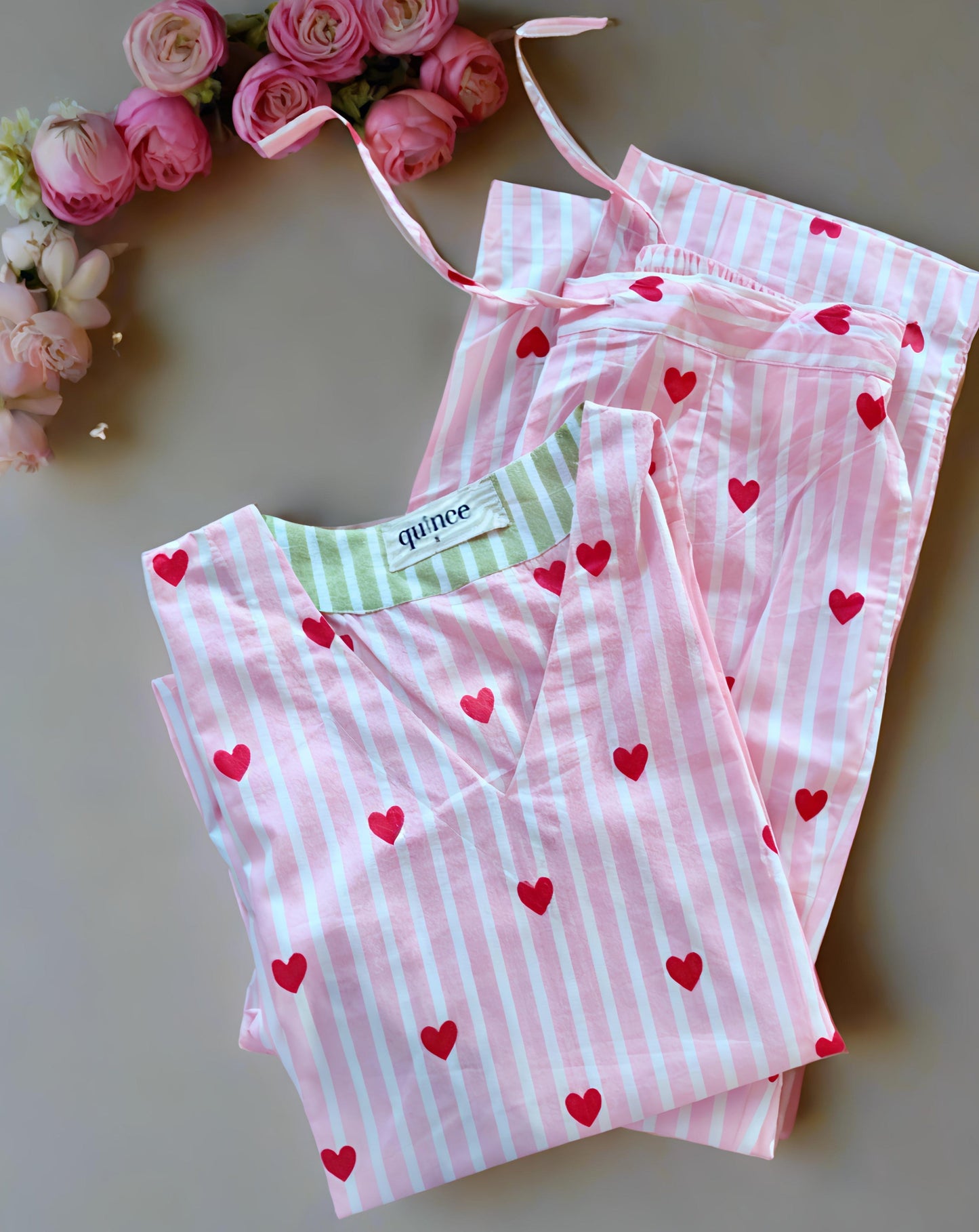Heartbeat Pink Pj Set