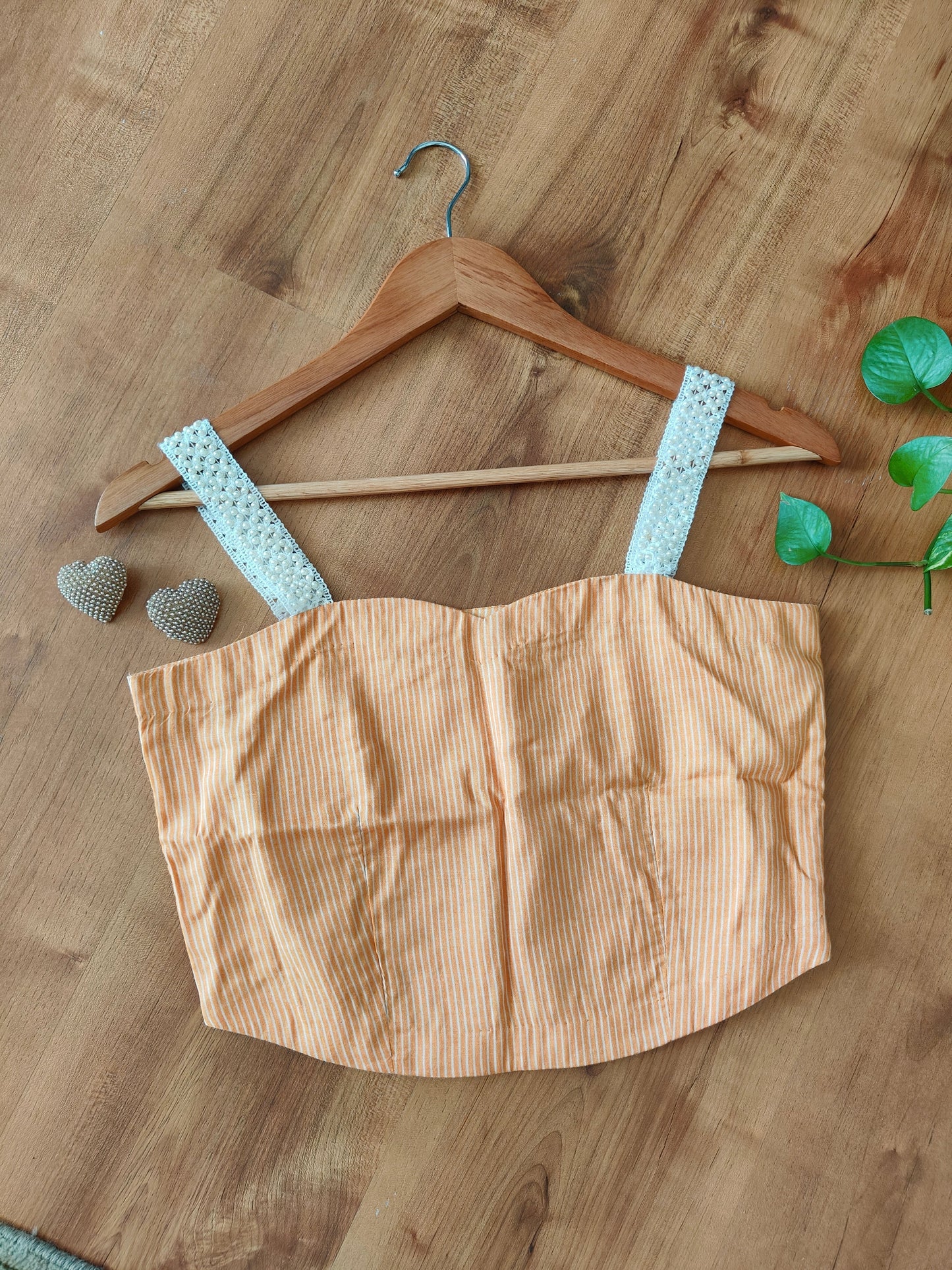 Amber Stripes Crop Top