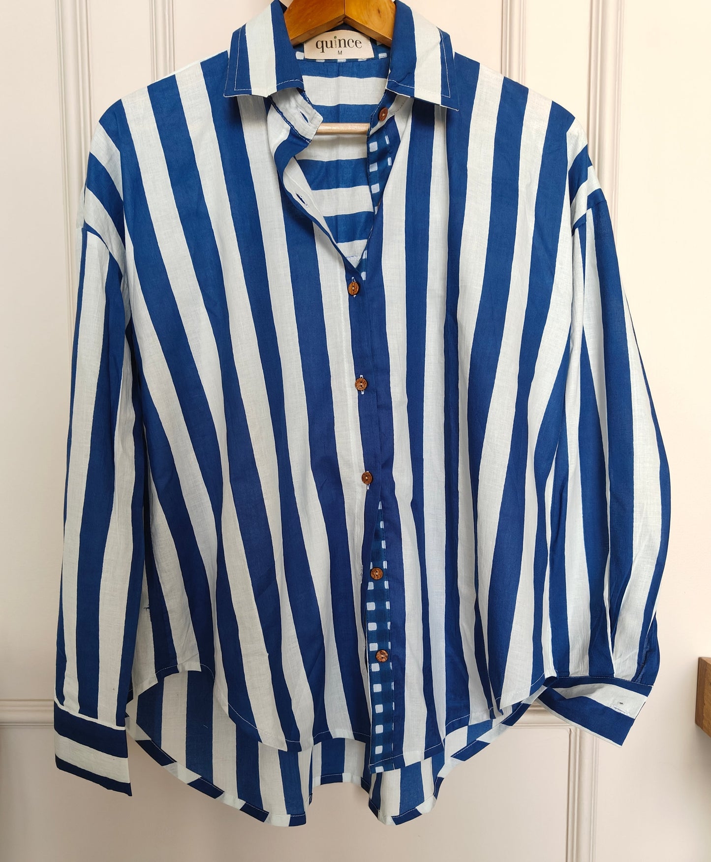 Nautical Stripe Oversized Shirt