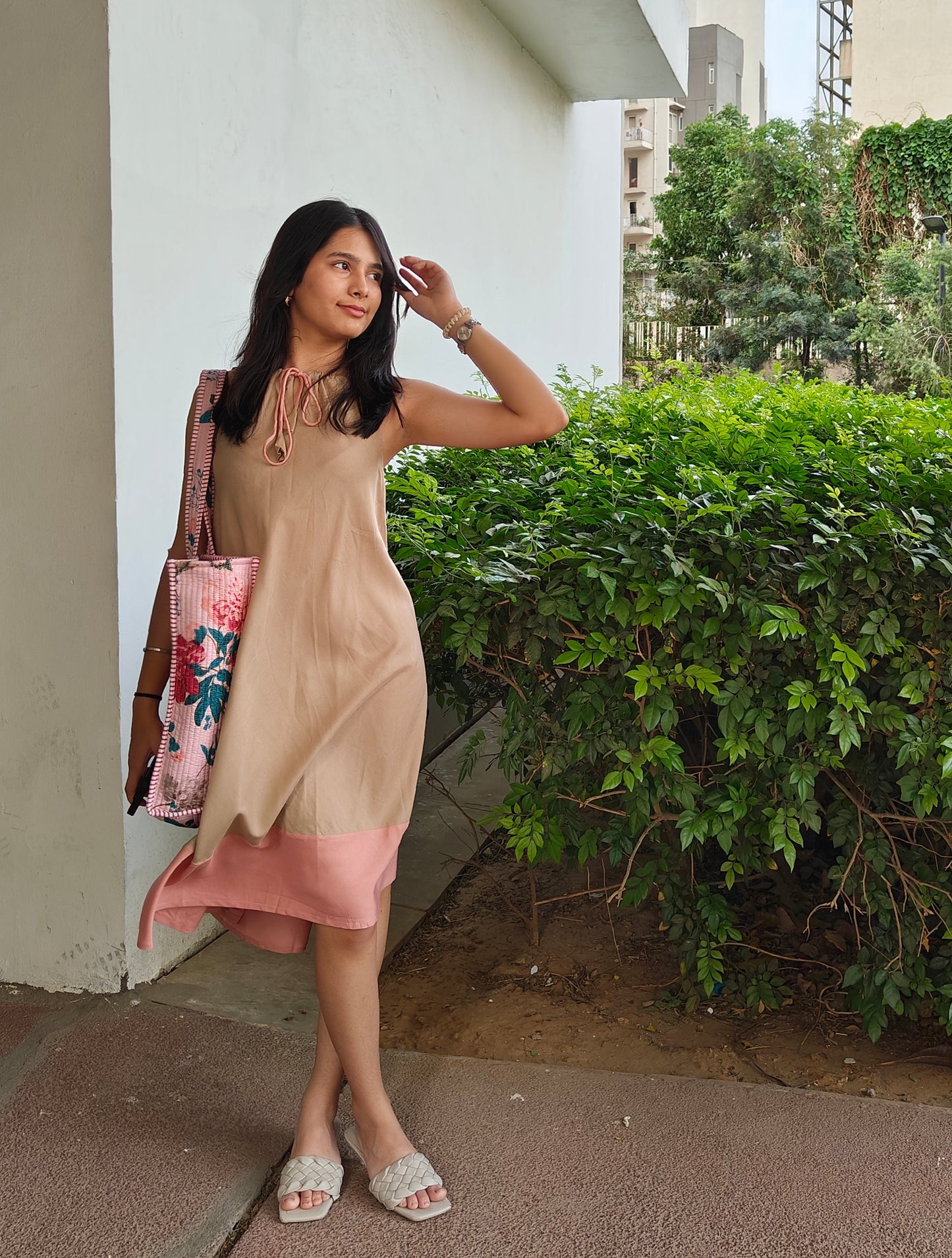 Dusty Rose Flowy Dress