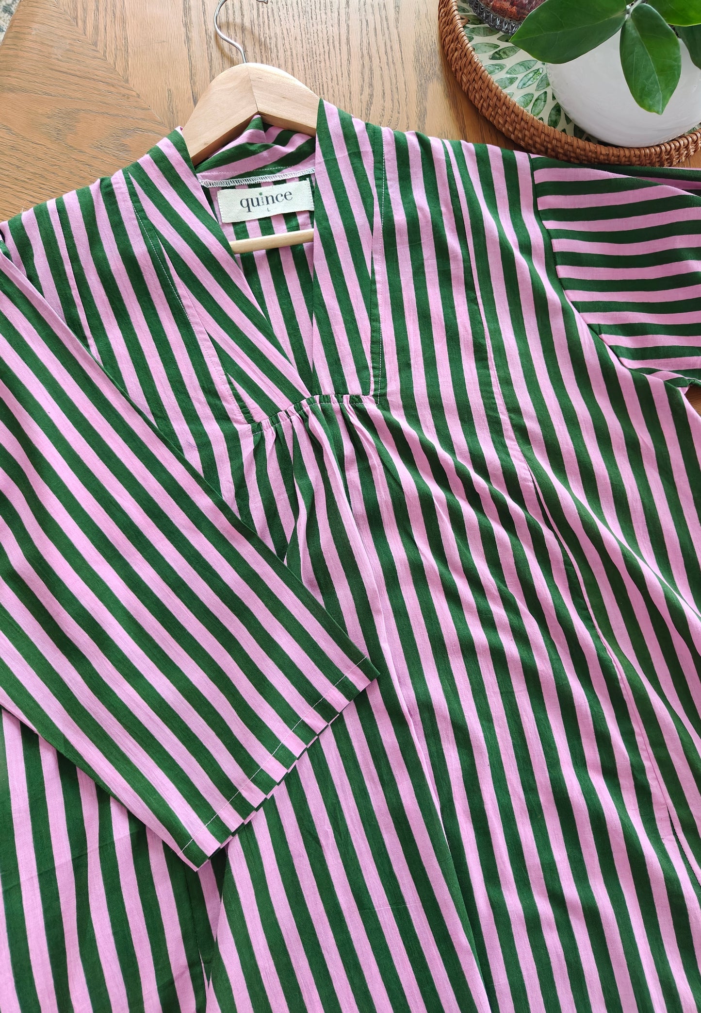 Blush and Bloom Stripe Sunday Dress