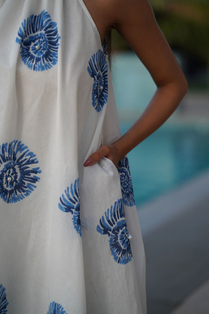 Sea Swirl One Size Maxi Dress