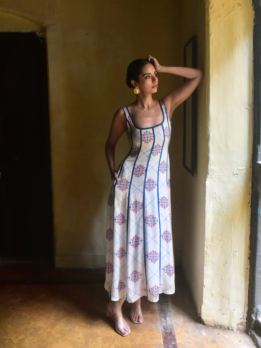 Vani Modal Panelled Dress